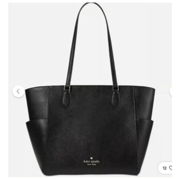 Kate Spade Madison Laptop Tote Shoulder Carryall Bag Leather Office School - Picture 1 of 10